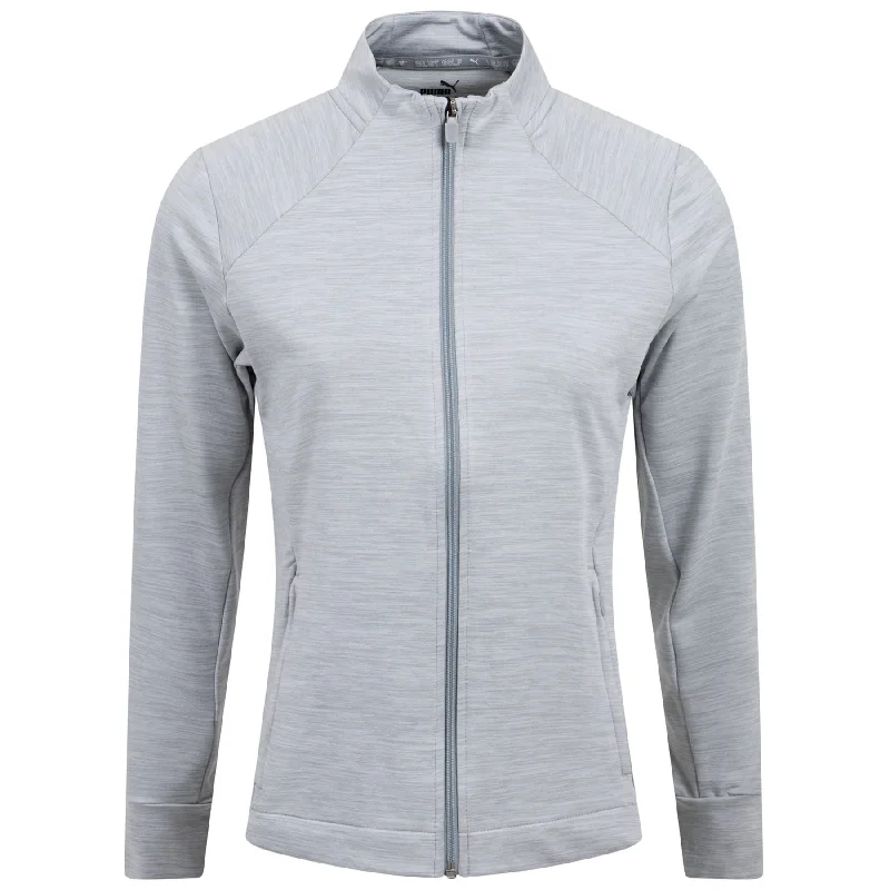 Womens Cloudspun Heather Full Zip Jacket High Rise Heather - AW24