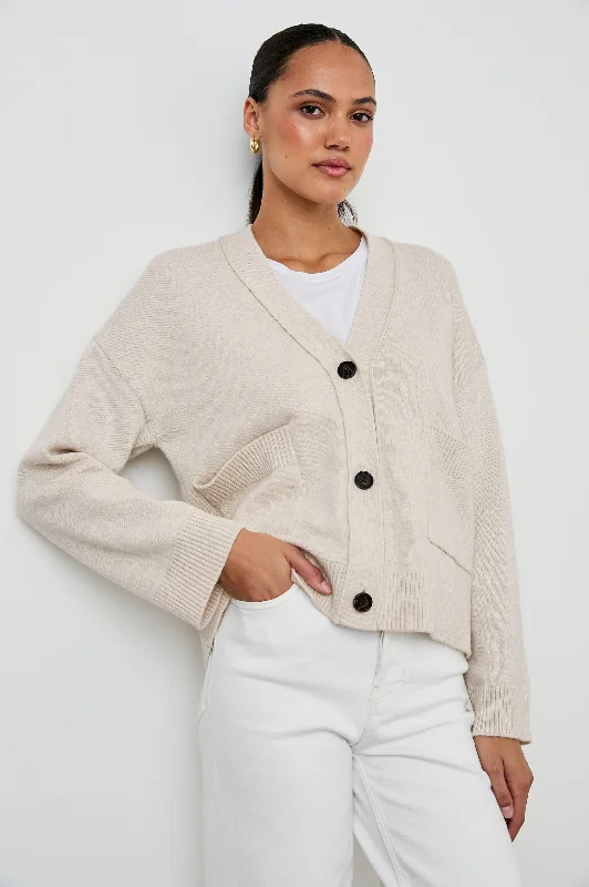 LINDI CARDIGAN - OATMEAL