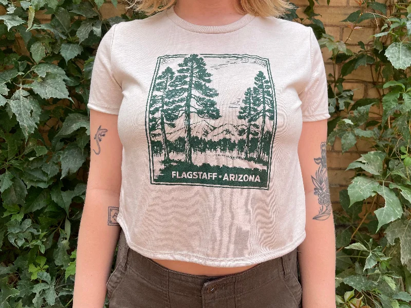 Flagstaff, AZ Ponderosa Flowy Crop Tee