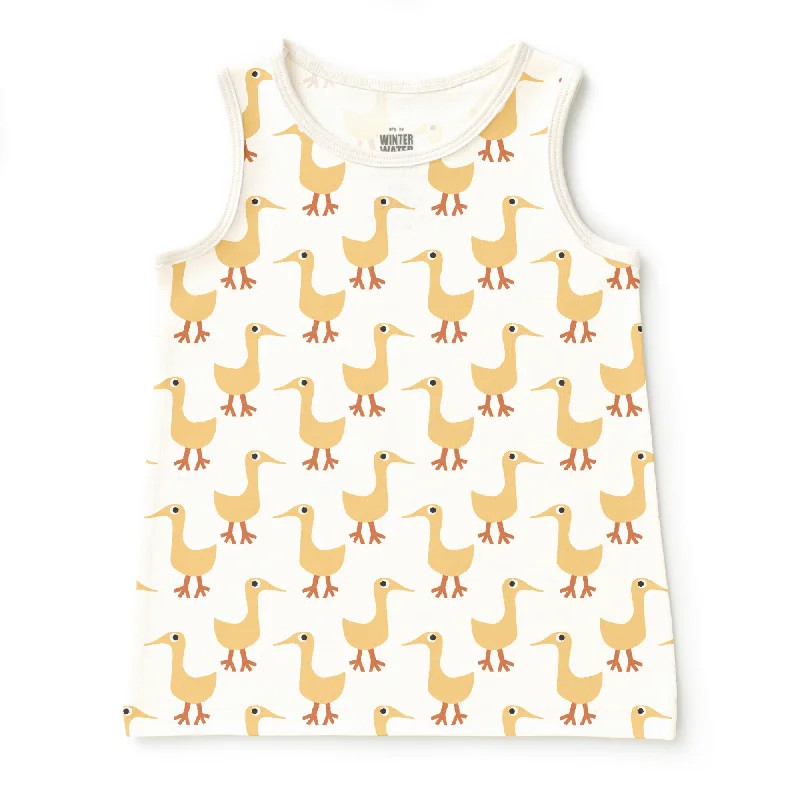 Baby Tank Top - Ducks Yellow