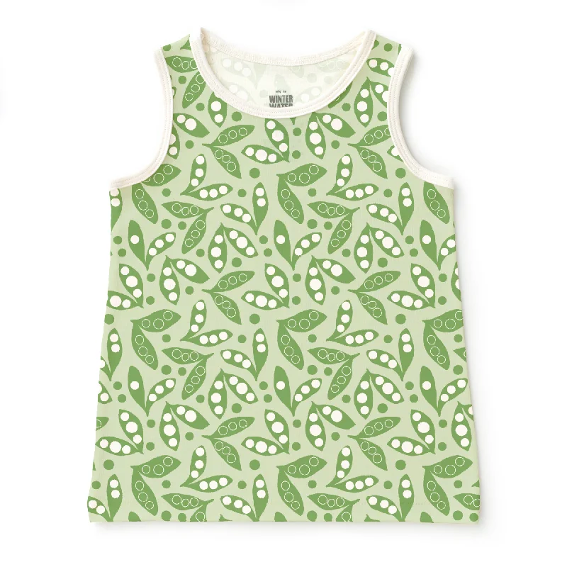 Baby Tank Top - Snow Peas Green