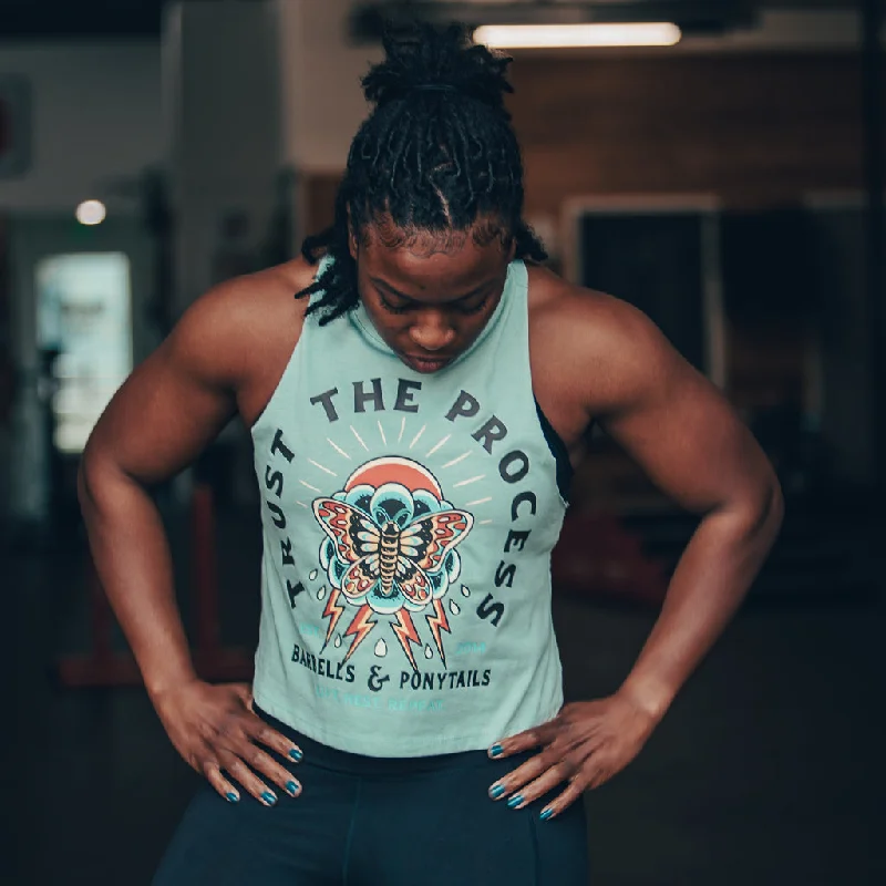 Trust The Process Racer Crop