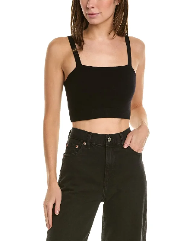 commando Cashmere-Blend Crop Top