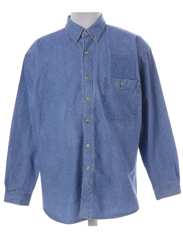 Label Callum Denim Double Pocket Shirt