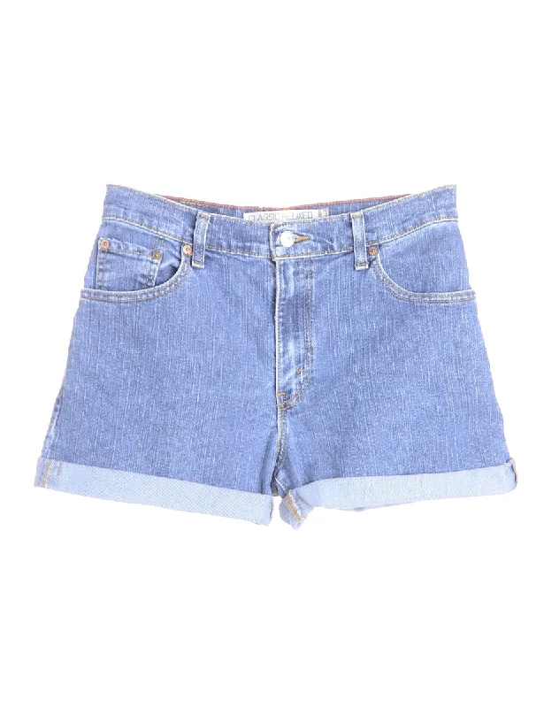 Label Willow Rolled Hem Denim Shorts